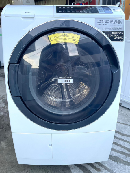 日立ドラム式洗濯乾燥機 ビッグドラム BD-TS100AL 2018年製 洗濯10.0kg