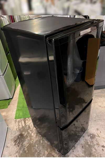 三菱 2ドア ノンフロン 冷凍冷蔵庫 MR-P15A-B 2018年製 146L
