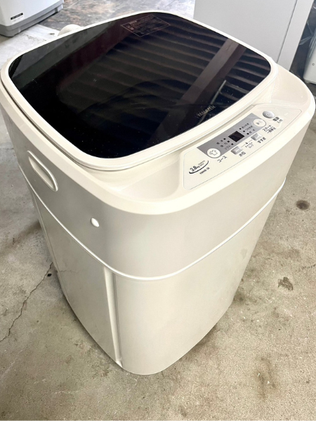 328ストア〇〇【2021年製】YAMAZEN　YWMB-38W　全自動洗濯機