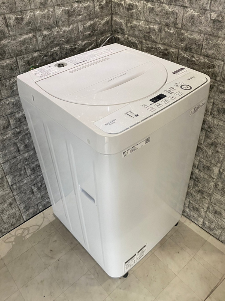 SHARP 全自動電気洗濯機 ES-GE5D-W 2020年製 5.5kg
