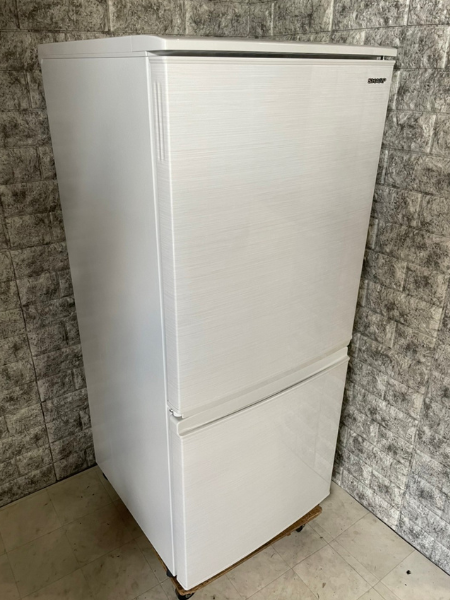 SHARP ノンフロン冷凍冷蔵庫 SJ-D14E-W 2019年製 137L
