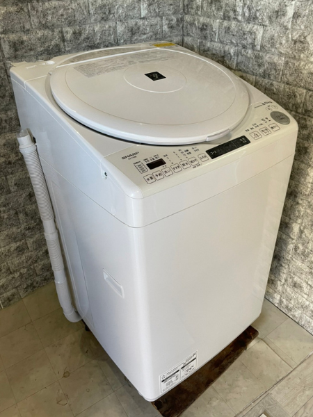 SHARP 電気洗濯乾燥機 ES-TX8E 2021年製 8.0kg