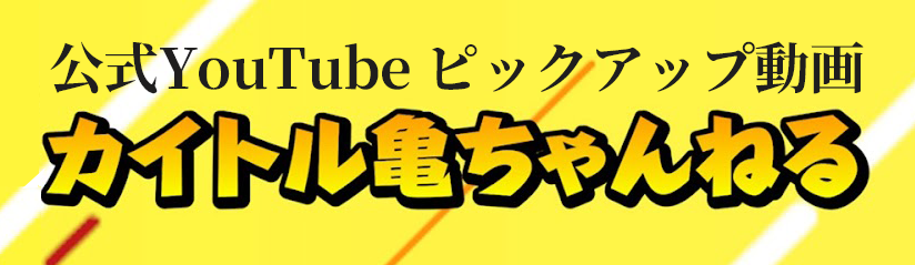 公式youtubeピックアップ動画 カイトル亀ちゃんねる
